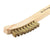 Forney 70491 Scratch Brush, 0.006 in L Trim, Brass Bristle