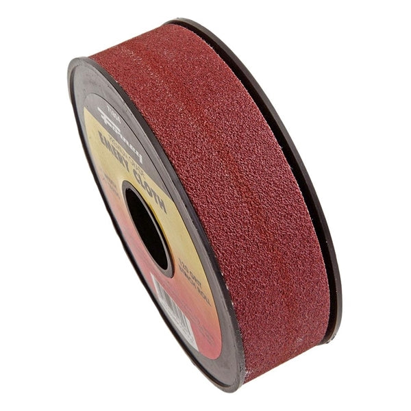 Forney 71804 Bench Roll, 1 in W, 10 yd L, 120 Grit, Premium, Aluminum Oxide Abrasive, Emery Cloth Backing