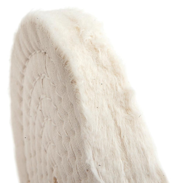 Forney 72040 Buffing Wheel, 6 in Dia, 1/2 in Thick, 1/2 in Arbor, Cotton