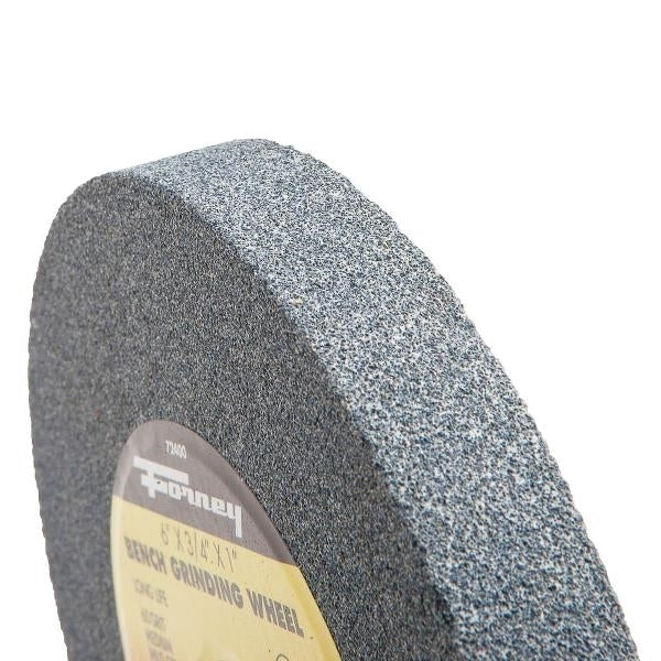 Forney 72401 Bench Grinding Wheel, 6 in Dia, 1 in Arbor, 36 Grit, Medium, Aluminum Oxide Abrasive