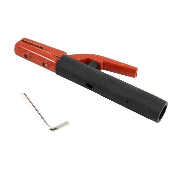 Forney 56200 Medium-Duty Electrode Holder, 3/16 in Max Electrode Size, #2 Cable Connection, 300 A, Insulated, Brass