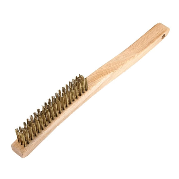 Forney 70518 Scratch Brush, 0.012 in L Trim, Brass Bristle