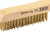 Forney 70519 Scratch Brush, 0.012 in L Trim, Brass Bristle