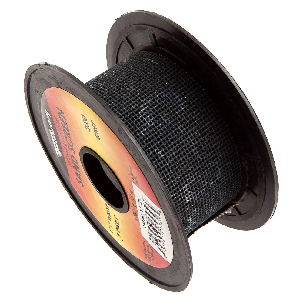 Forney 71728 Sandscreen, 3 yd L, 1-1/2 in W, 320 Grit, Silicon Carbide Abrasive