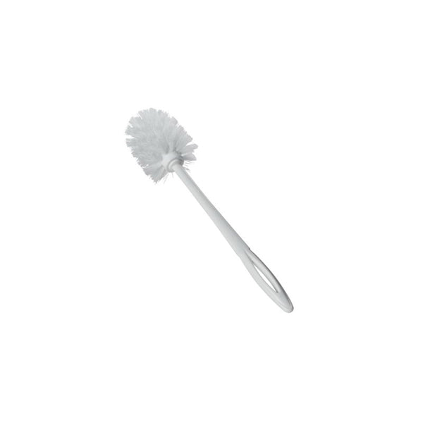 Rubbermaid FG631000WHT Toilet Bowl Brush, 1-1/8 in L Trim, Polypropylene Bristle, White Bristle, 14-1/2 in OAL