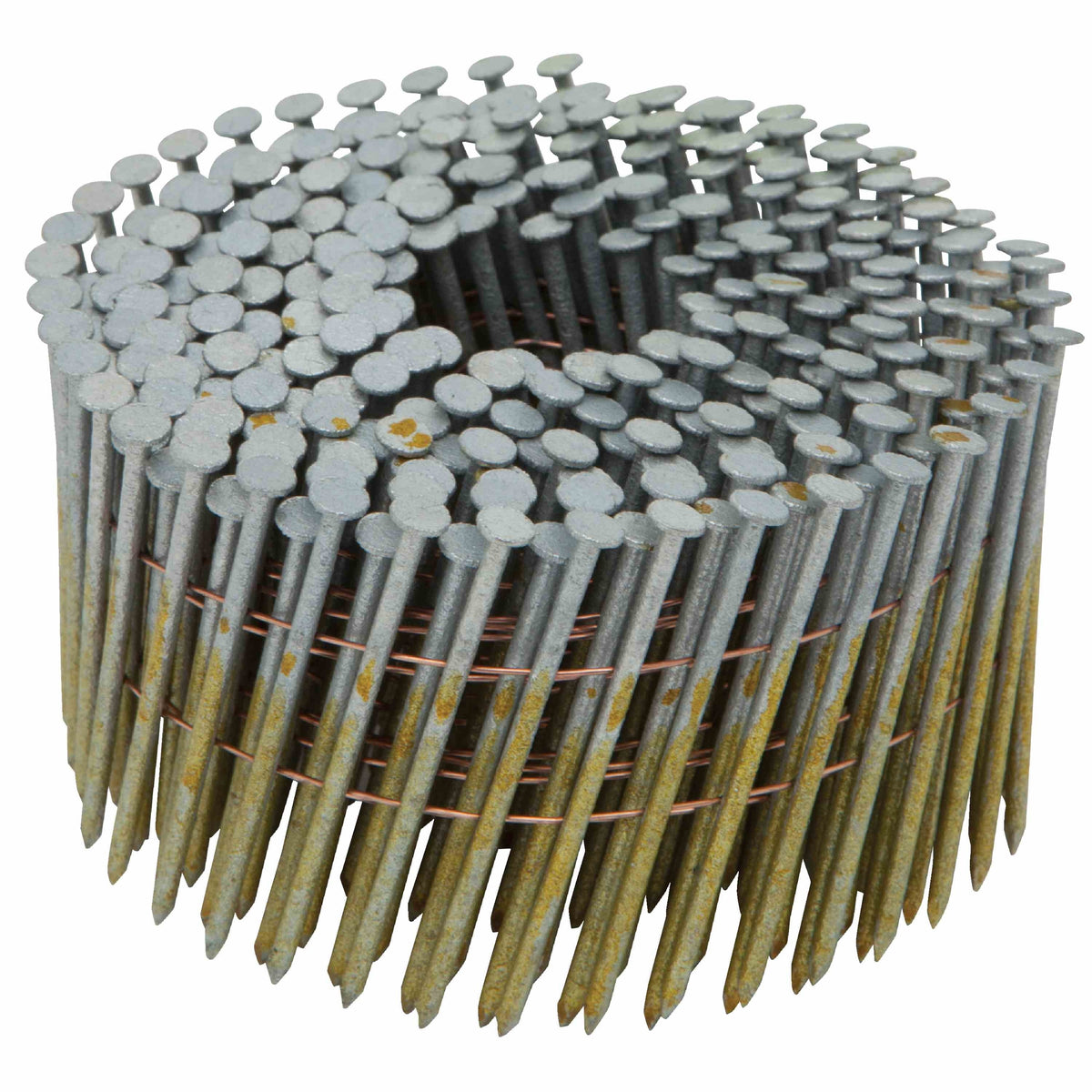 Bostitch C8P99DG Framing Nail, 2-1/2 in L, Steel, Thickcoat, Smooth Shank