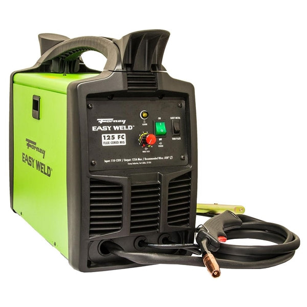 Forney EASY WELD 299 MIG Welder, 120 V Input, 125 A, 1 -Phase, 20 % Duty Cycle