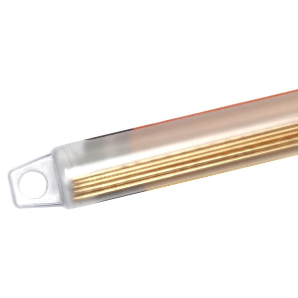 Forney 48300 Gas Brazing Rod, 3/32 in Dia, 18 in L, Brass