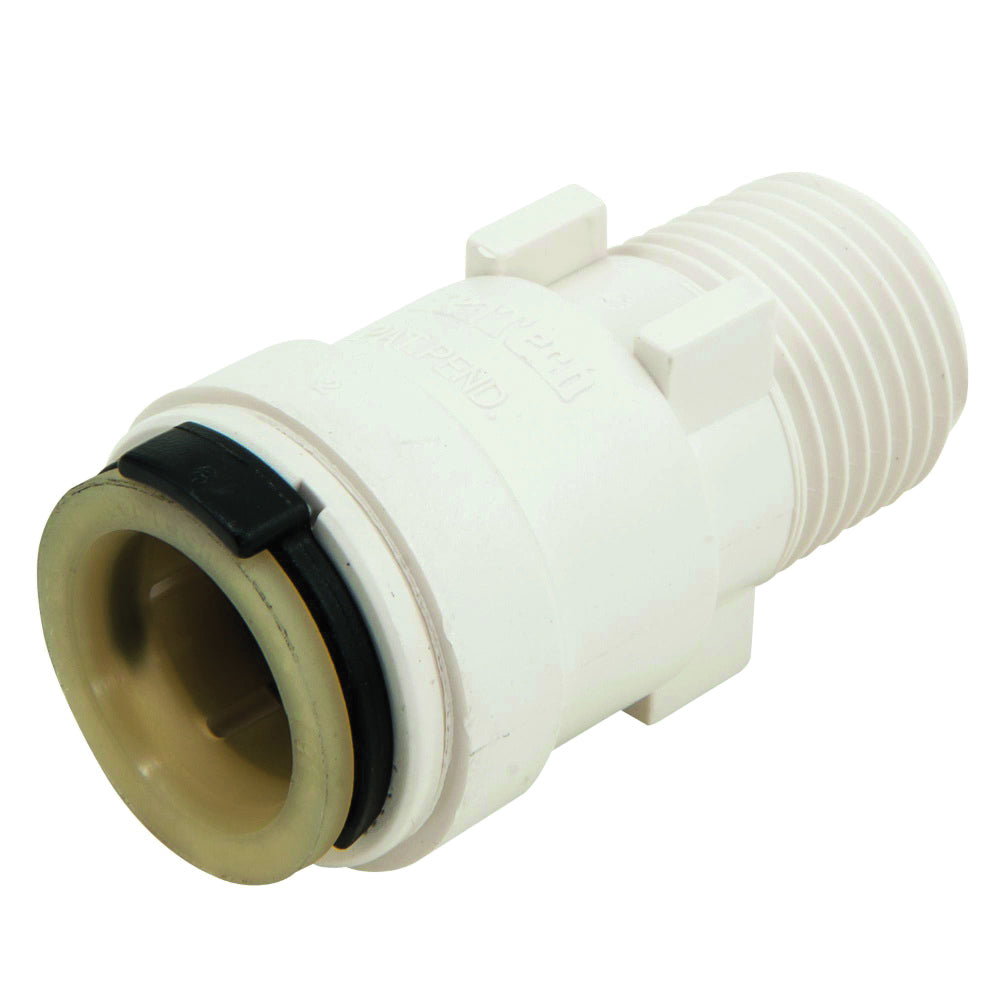 WATTS 35 Series 3501-1014 Connector, 1/2 x 3/4 in, CTS x MGHT x Male, Polysulfide, 250 psi Pressure