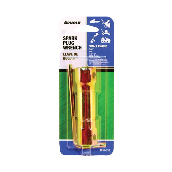 ARNOLD SPW-134 Spark Plug Wrench, 3/4, 13/16 in Drive, Hex Drive