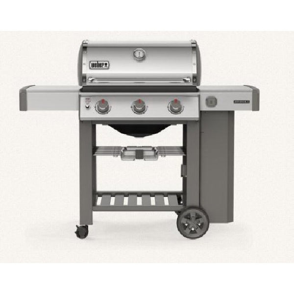 Weber Genesis II S-310 61000001 Gas Grill, 39,000 Btu/hr BTU, Liquid Propane, 3 -Burner, Stainless Steel Body