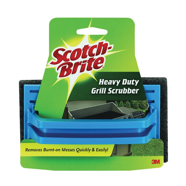 Scotch-Brite 7721 Grill Scrubber, 6 in L, 4 in W, Brown