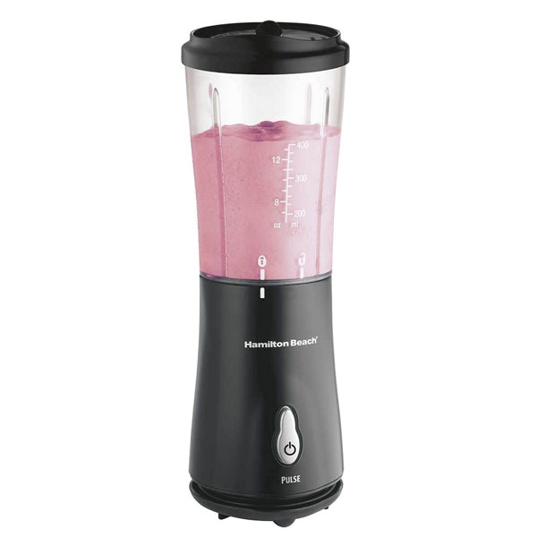 Hamilton Beach 51101B Blender with Lid, 14 oz Bowl, 175 W, Black