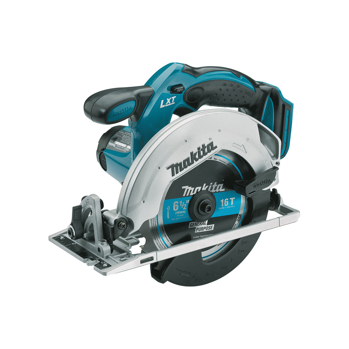 Makita XSS02Z Circular Saw, Tool Only, 18 V, 3 Ah, 6-1/2 in Dia Blade, Includes: (1) TCT Saw Blade