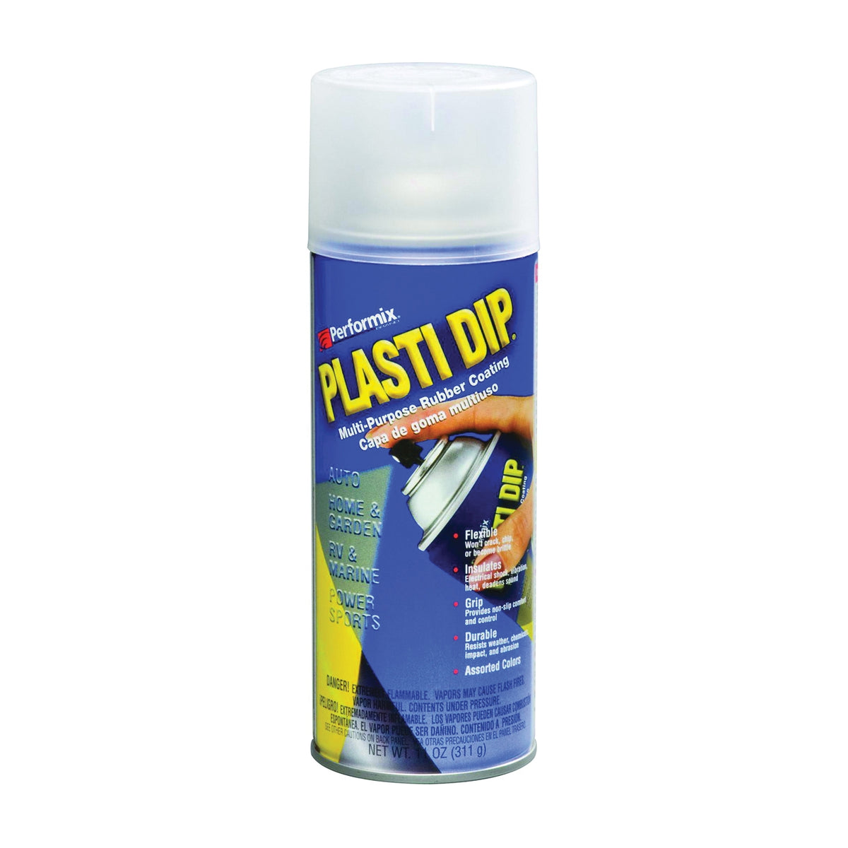 Plasti Dip 11209-6 Rubberized Coating Clear, Clear, 11 oz, Aerosol Can