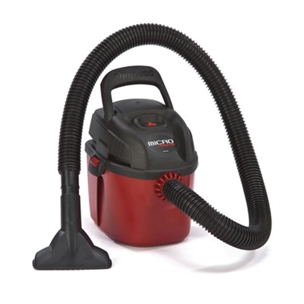 Shop-Vac Micro 2021000 Wet and Dry Vacuum, 1 gal Vacuum, Foam Sleeve Filter, 120 V