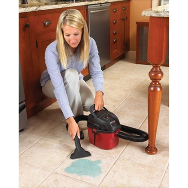 Shop-Vac Micro 2021000 Wet and Dry Vacuum, 1 gal Vacuum, Foam Sleeve Filter, 120 V