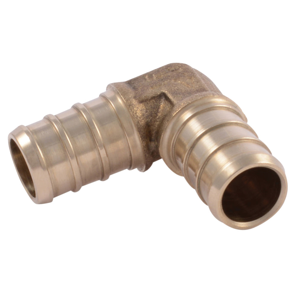 SharkBite UC248LFA Pipe Elbow, 1/2 in, Barb, 90 deg Angle, 200 psi Pressure