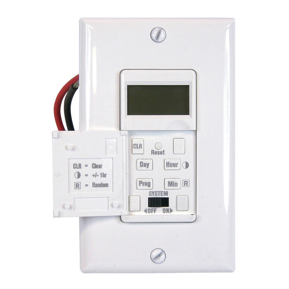 PowerZone TNDIW07D Timer, 15 A, 125 V, 7 days Time Setting, 18 On/Off Cycles Per Day Cycle