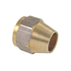 BrassCraft F0-6 Tube Nut, 3/8 in, Brass, 3/8 in OD
