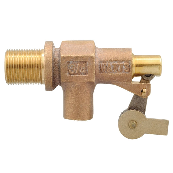 WATTS ST750 Mechanical Float Valve, 3/4 in, MNPT, Bronze Body