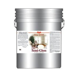 Majic Paints 8-1310-5 Interior Paint, Semi-Gloss, Off-White, 5 gal, Can, Latex Base, Resists: Water