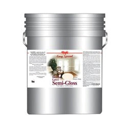 Majic Paints 8-1311-5 Interior Paint, Semi-Gloss, Antique White, 5 gal, Can, Latex Base, Resists: Water