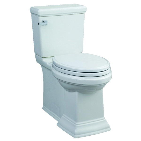 American Standard Town Square 3851A101.020 Toilet Bowl, Elongated, 1.28 gpf Flush, 12 in Rough-In, Vitreous China, White