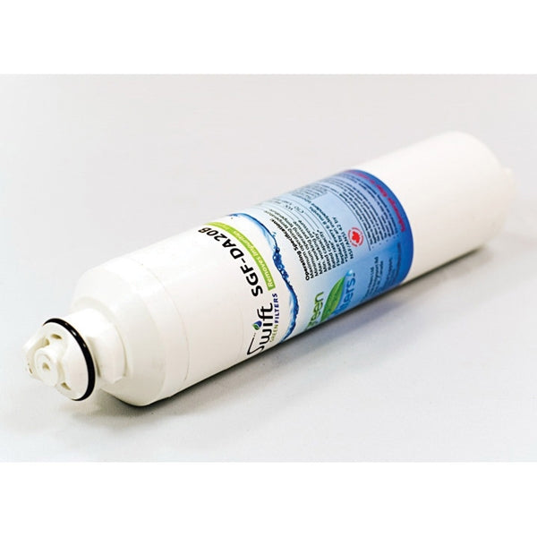 SWIFT GREEN FILTERS SGF-DA20B Refrigerator Water Filter, 0.5 gpm, 0.5 um Filter, Coconut Shell Carbon Block Filter Media