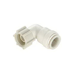 WATTS 3520-1008/P-635 Swivel Pipe Elbow, 1/2 in, 90 deg Angle, Plastic, Off-White, 100 psi Pressure