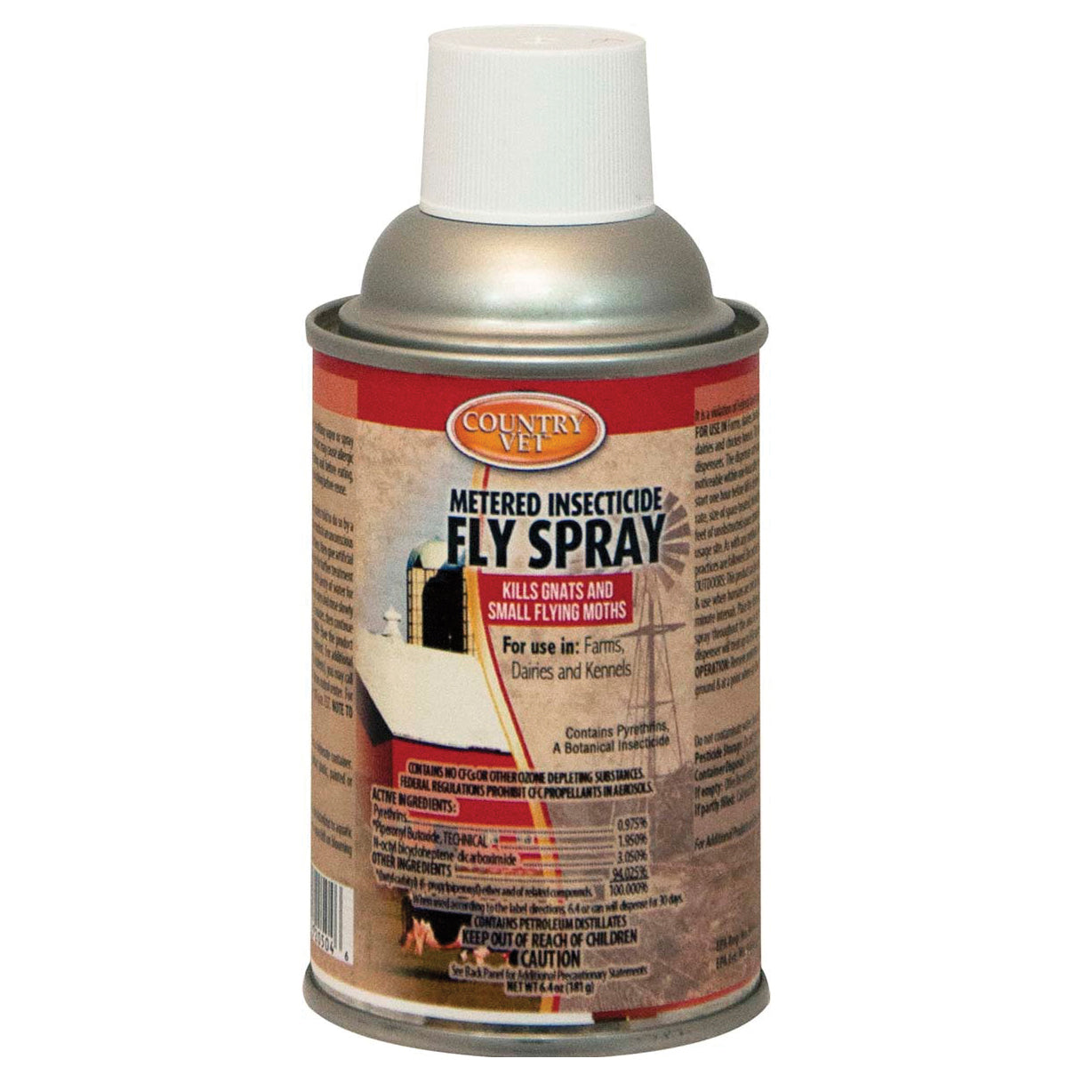 Enforcer 342050CVA Fly Spray, Liquid, Metered, 6.4 oz Aerosol Can