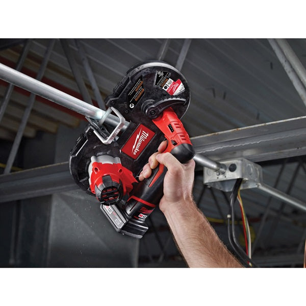 Milwaukee 2429-21XC Band Saw Kit, Battery Included, 12 V Battery, 1.4 Ah, 27 in L Blade, 1/2 in W Blade