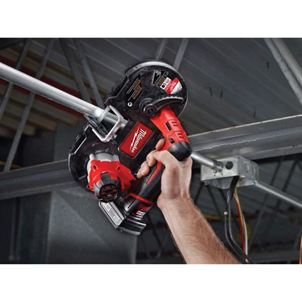 Milwaukee 2429-20 Band Saw, Tool Only, 12 V Battery, 27 in L Blade, 1/2 in W Blade, 1-5/8 in Cutting Capacity