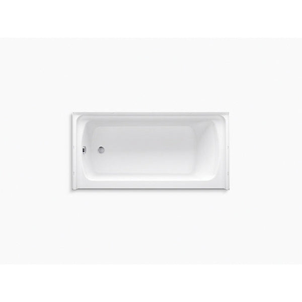 Sterling Ensemble 71171110-0 Bathtub, 44 gal Capacity, 60 in L, 30 in W, 18 in H, Alcove Installation, Vikrell