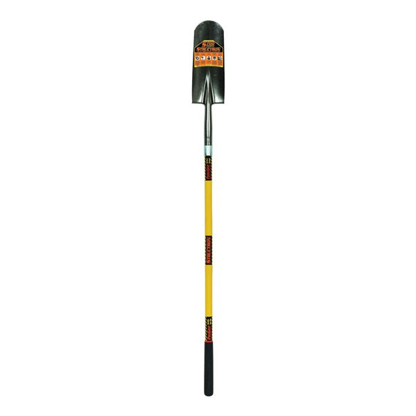 Structron S700 49736 Drain Spade, 6 in W Blade, 14 ga Gauge, Steel Blade, Fiberglass Handle, 48 in L Handle