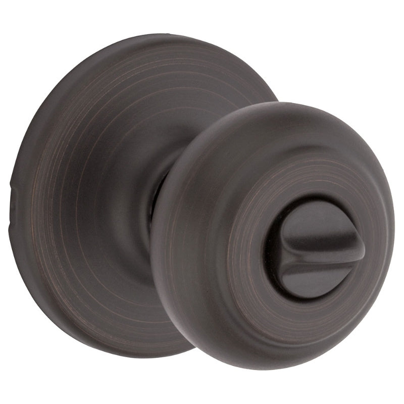 Kwikset 300CV 11P RCAL RC Privacy Door Knob, Venetian Bronze