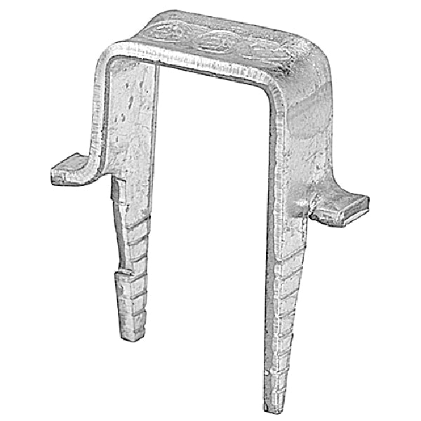 Thomas &amp; Betts S3M15 Cable Staple, 12.446 mm L Leg, 0.7 in W Crown, Steel, Silver
