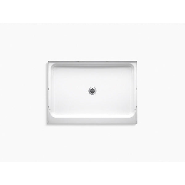 Sterling Ensemble 72121100-0 Shower Base, 48 in L, 34 in W, 5-1/2 in H, Vikrell, White, Alcove Installation