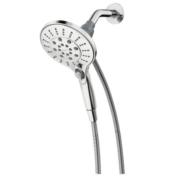 Moen Engage Series 26112 Spray Head Hand Shower, 1/2 in Connection, 2.5 gpm, 6-Spray Function, Metal, Chrome
