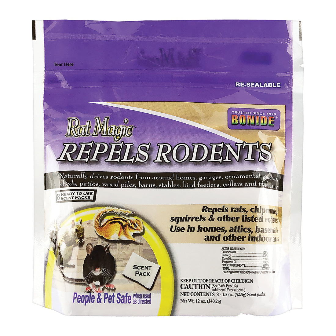 Rat Magic Garden Naturals 8636 Rodent Repellent, Ready-to-Use