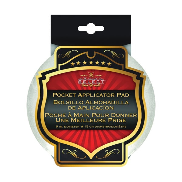 SM ARNOLD SELECT 25-508 Applicator Pad with Pocket, 6 in, Terry Knit