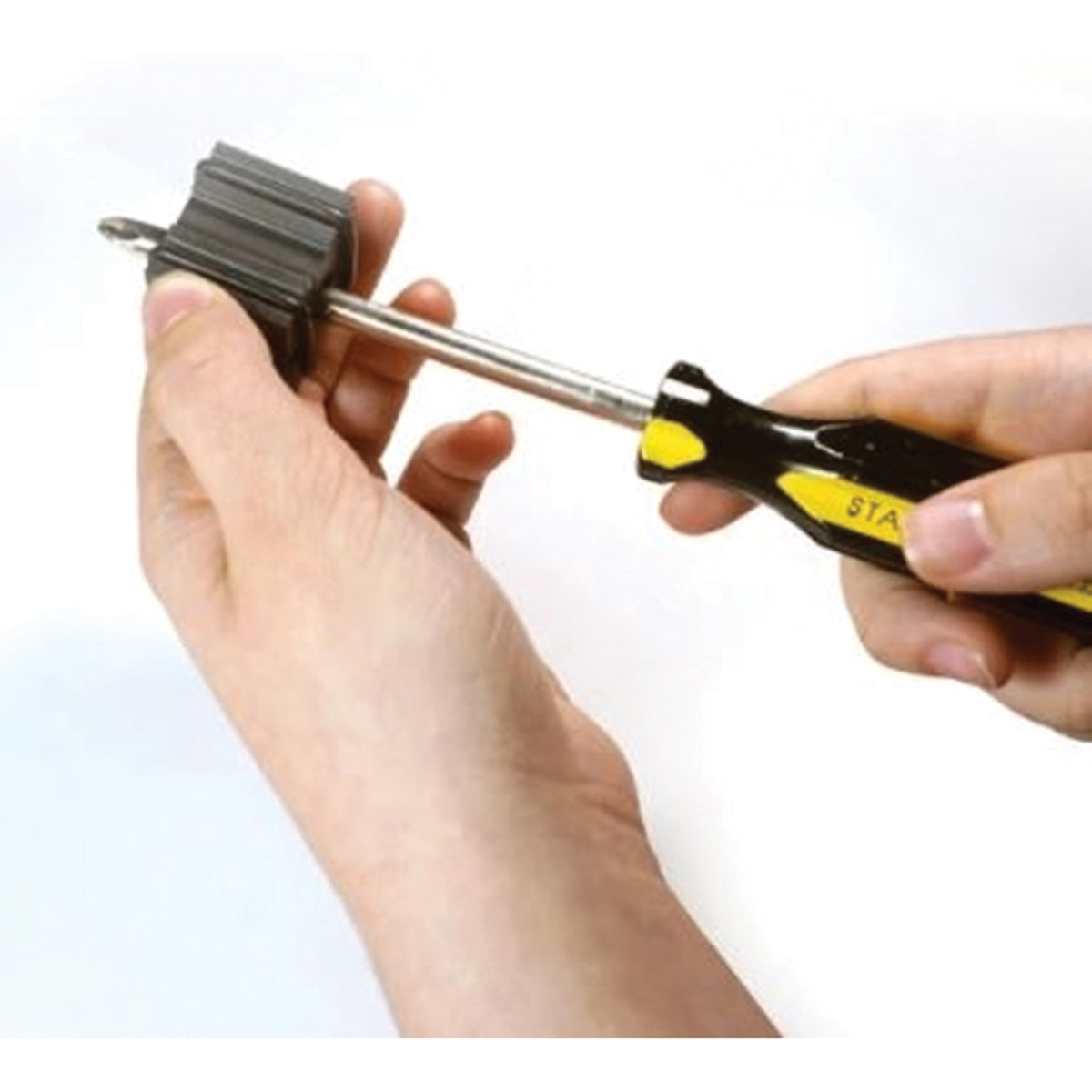 Magnet Source 07224 Screwdriver Magnetizer/Demagnetizer, 1 in L, 1 in W, 1 in H, Ceramic/Rubber