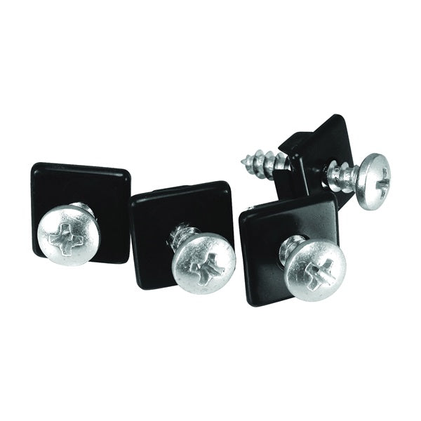 GENUINE VICTOR 22-1-00458-8 License Plate Fastener, Nylon/Steel, Chrome