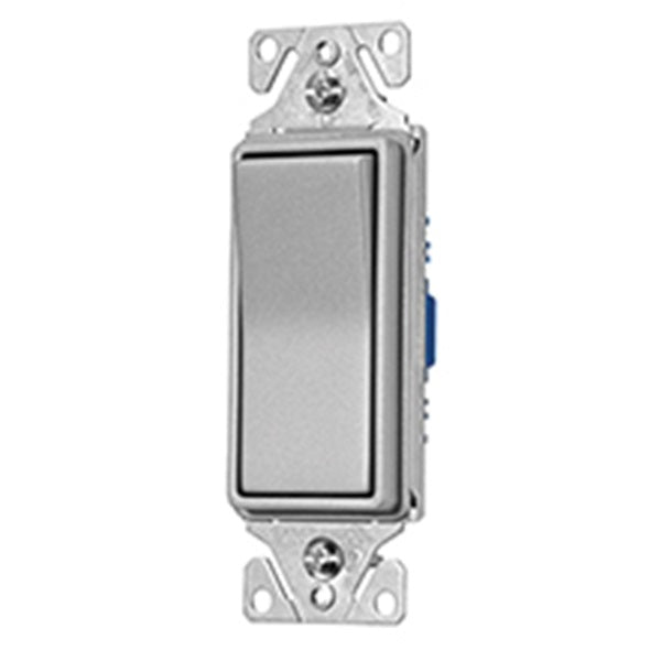 Eaton Wiring Devices 7500 7501SG-K-L Rocker Switch, 15 A, 120/277 V, SPST, Thermoplastic Housing Material