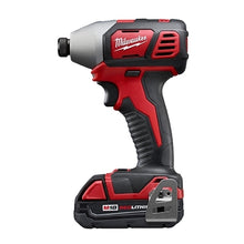Load image into Gallery viewer, Milwaukee 2657-22CT Impact Driver Kit, Battery Included, 18 V, 1.5 Ah, 1/4 in Drive, Hex Drive, 3350 ipm
