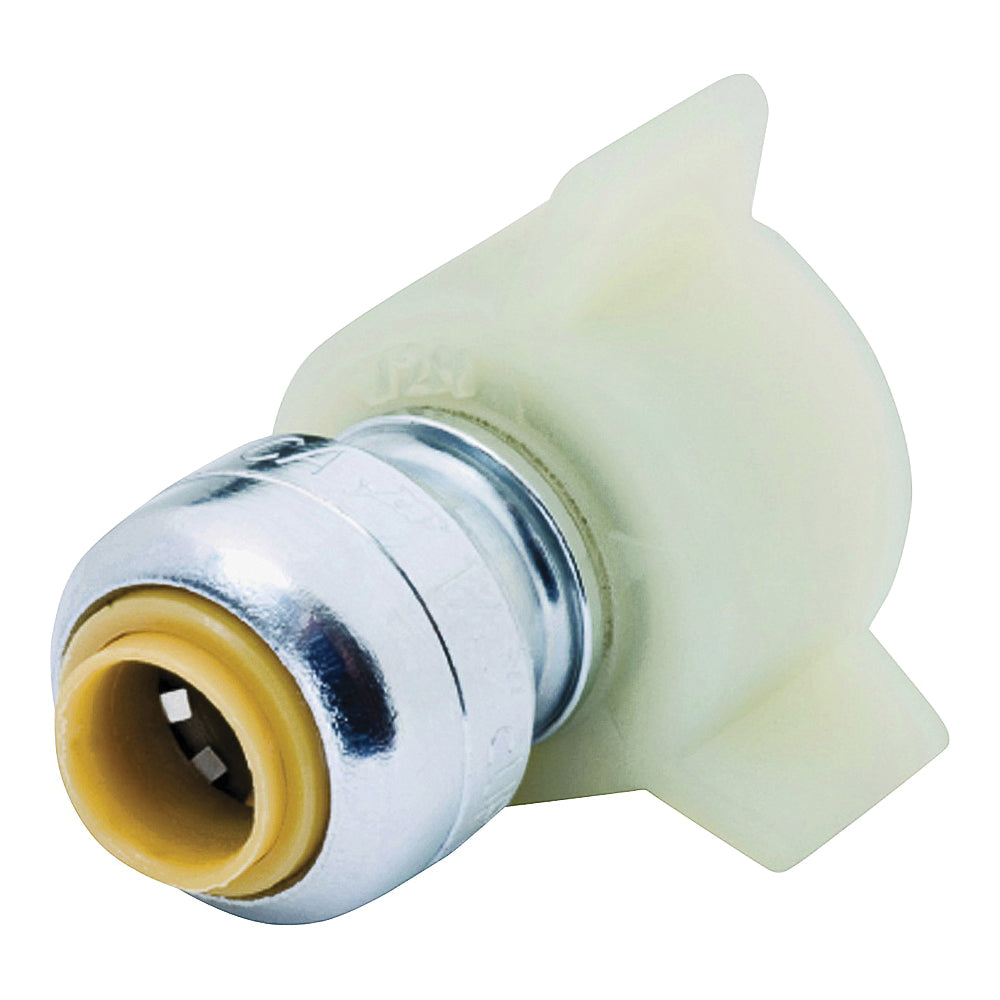 SharkBite U3531LFA Pipe Connector, 1/4 x 7/8 in, Threaded, Brass, 200 psi Pressure