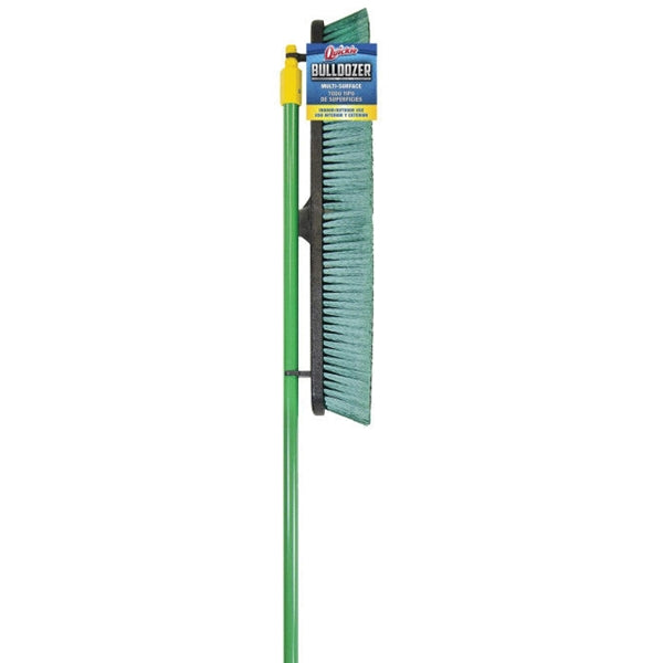 Quickie 00538 Push Broom, 24 in Sweep Face, Polypropylene Bristle, Steel Handle