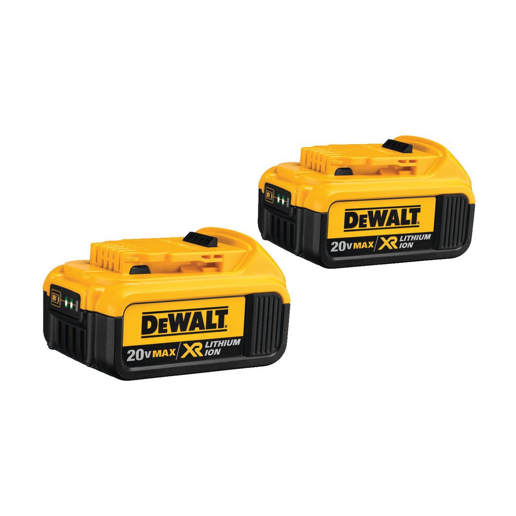 DeWALT DCB204-2 20v Max XR Lithium Ion Battery (2-Pack)