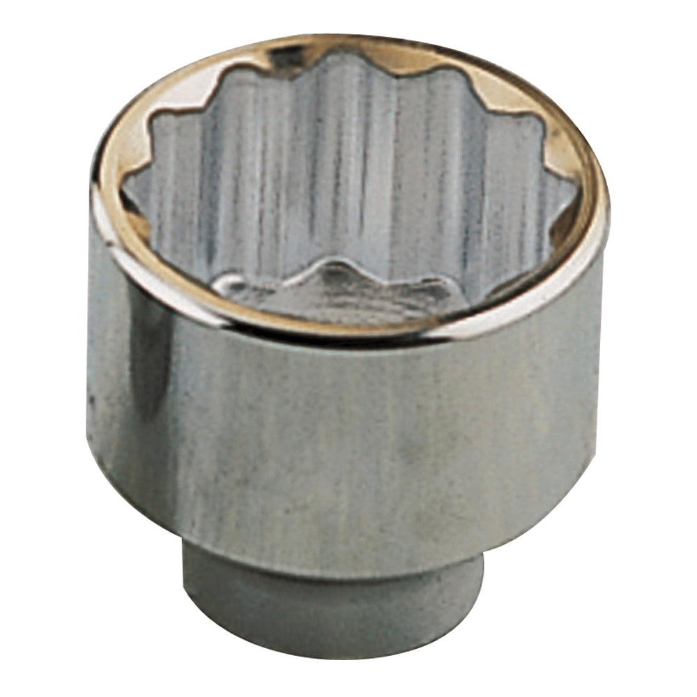 Vulcan MT-SS6068 Drive Socket, 2-1/8 in Socket, 3/4 in Drive, 12-Point, Chrome Vanadium Steel, Chrome