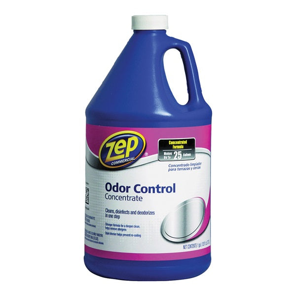 Zep ZUOCC128 Odor Control Concentrate, 1 gal, Liquid, Fresh, Light Yellow